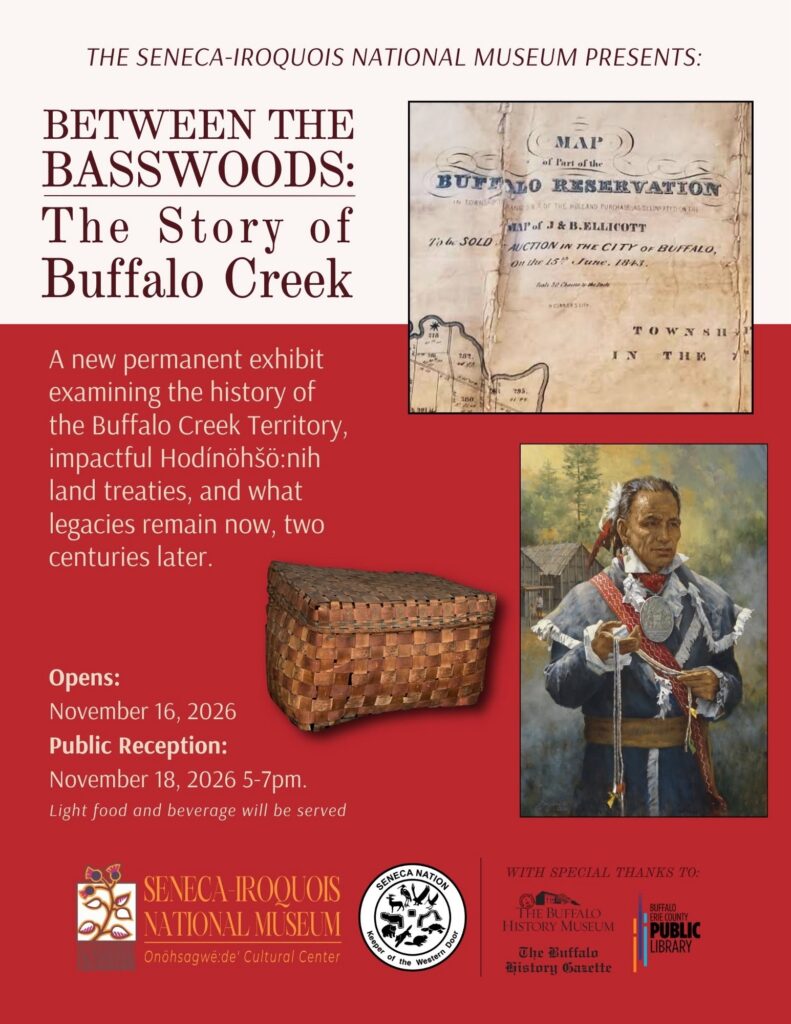 Between the Basswoods exhibit opening reception in Salamanca, NY 