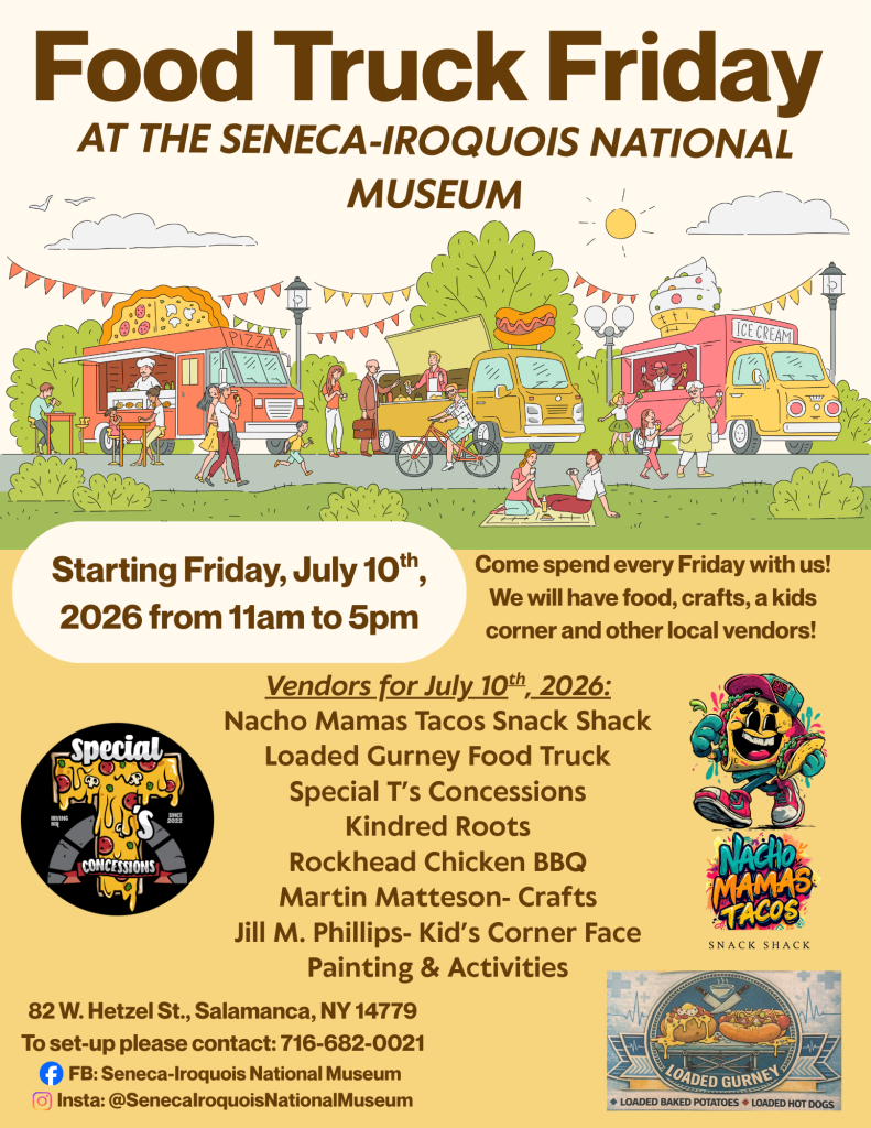 Food Truck Friday event at the Seneca Iroquois National Museum in Salamanca, NY