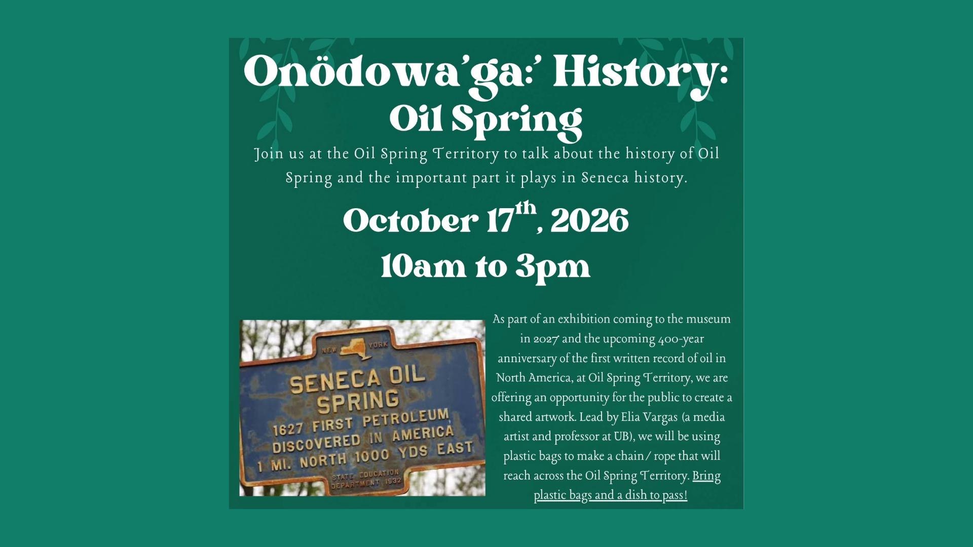 Oil Spring History