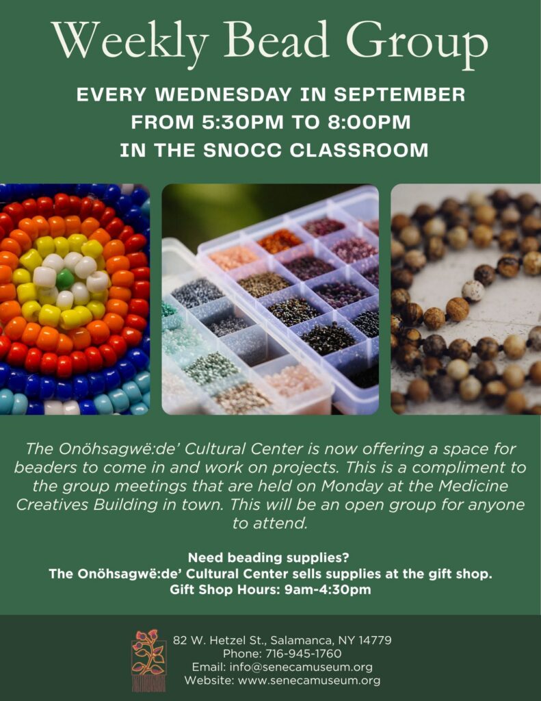 weekly bead group at the occ